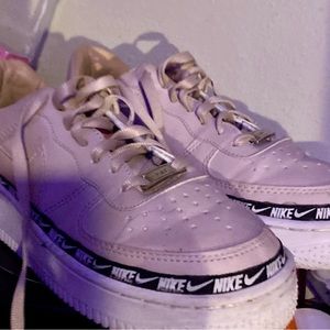 Nike air forces pink with Nike lining